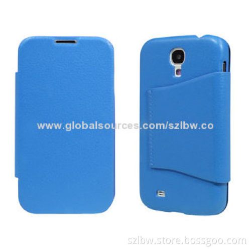 Functionality Folio Smart Leather Cases for Samsung Galaxy S4, Trendy Construction